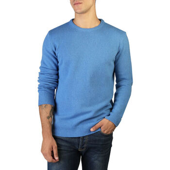 Textil Muži Svetry 100% Cashmere Jersey Modrá
