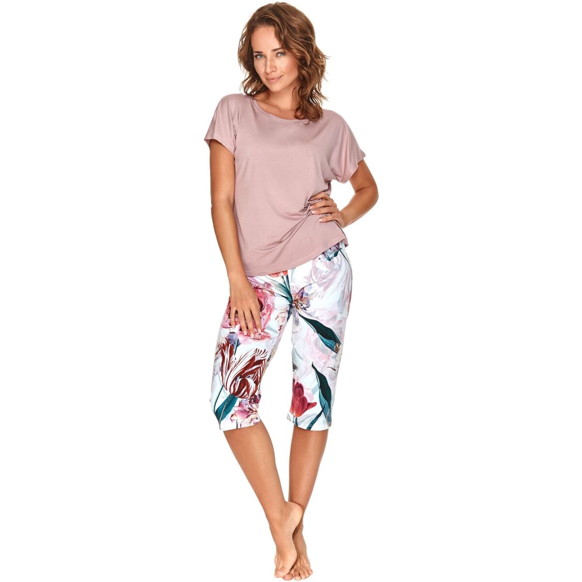 Textil Ženy Pyžamo / Noční košile Taro Dámské pyžamo Daniela 2718 