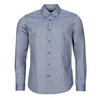 Textil Muži Košile s dlouhymi rukávy BOSS Rickert Modrá
