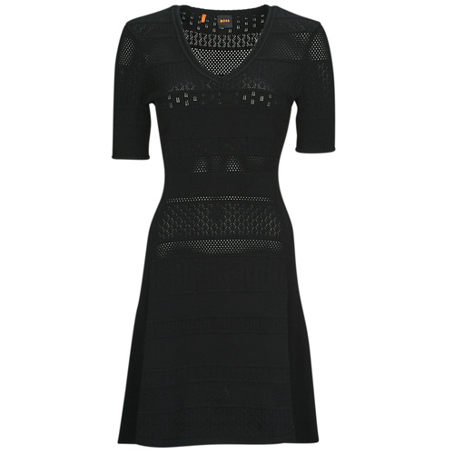 Textil Ženy Krátké šaty BOSS C_Fanube Černá