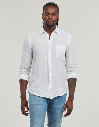 Textil Muži Košile s dlouhymi rukávy BOSS Relegant_6 Bílá