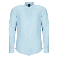 Textil Muži Košile s dlouhymi rukávy BOSS Race_1 Modrá / Nebeská modř