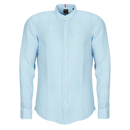 Textil Muži Košile s dlouhymi rukávy BOSS Race_1 Modrá