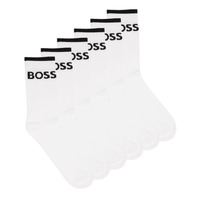 Doplňky  Muži Ponožky BOSS 6P QS Stripe CC Bílá