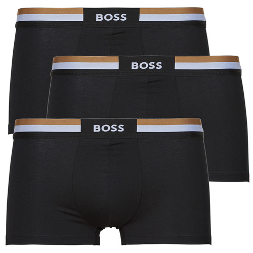Spodní prádlo Muži Boxerky BOSS Trunk 3P Motion Černá
