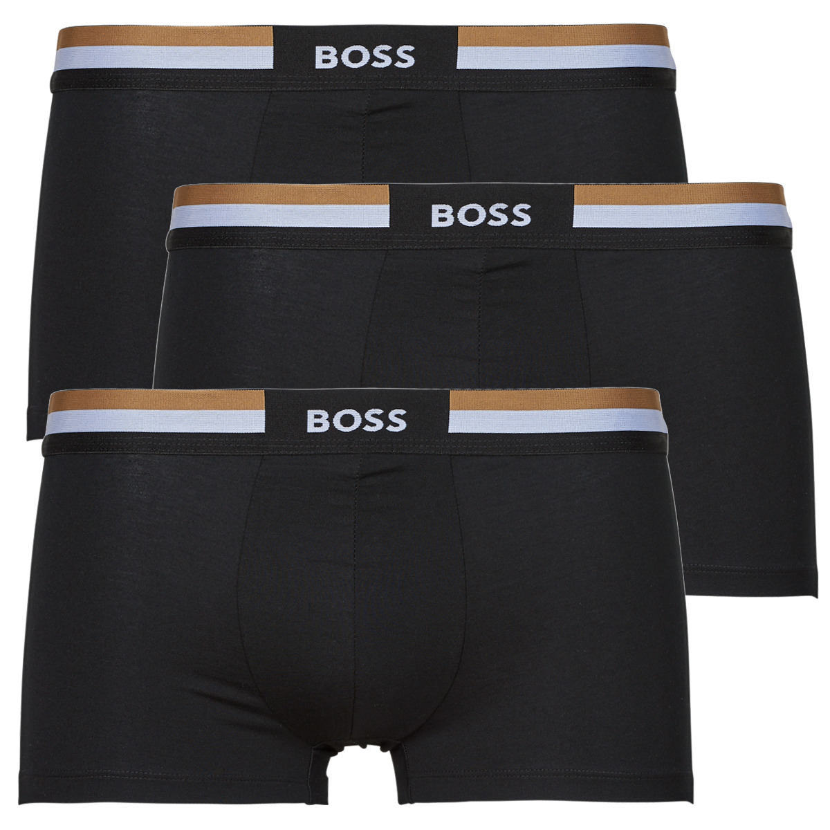 Spodní prádlo Muži Boxerky BOSS Trunk 3P Motion Černá