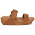 Boty Ženy Sandály FitFlop Lulu Adjustable Leather Slides Hnědá / Velbloudí hnědá