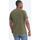 Textil Muži Trička s krátkým rukávem Ombre Pánské tričko s krátkým rukávem Kamains tmavě Zelená
