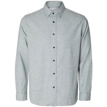 Selected Košile s dlouhymi rukáv Regowen-Twist L/S - Grey/Asphalt - Hnědá