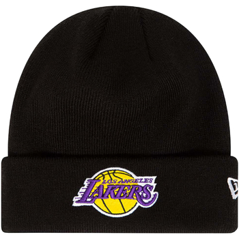 New-Era Čepice Essential Cuff Beanie Los Angeles Lakers Hat - Černá