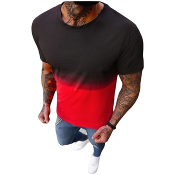 Ozonee Trička s krátkým rukávem Pánské tričko Resistant červená - Červená