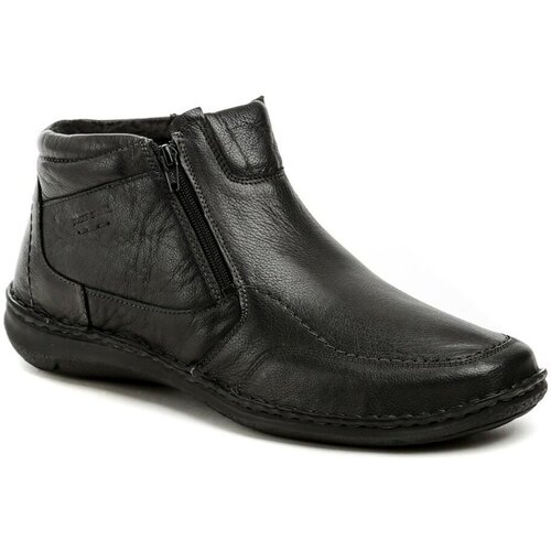 Boty Chlapecké Kotníkové boty Josef Seibel 43696MA703 černé pánské nadměrné zimní boty Černá