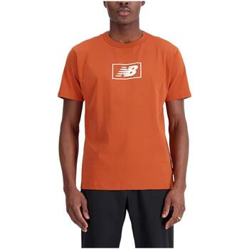 Textil Muži Trička s krátkým rukávem New Balance  Oranžová
