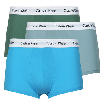 Spodní prádlo Muži Boxerky Calvin Klein Jeans LOW RISE TRUNK X3 Modrá / Šedá / Modrá
