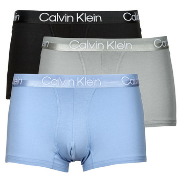 Spodní prádlo Muži Boxerky Calvin Klein Jeans TRUNK 3PK X3 Šedá / Modrá / Černá