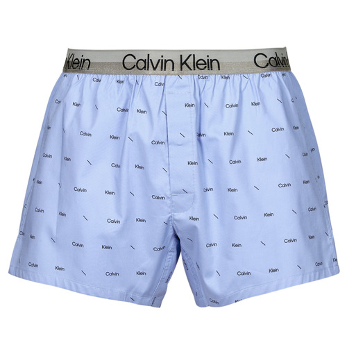Spodní prádlo Muži Trenýrky Calvin Klein Jeans BOXER SLIM Modrá