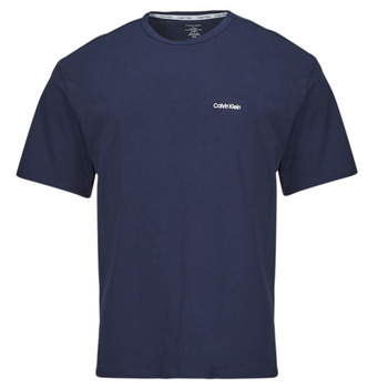 Textil Muži Trička s krátkým rukávem Calvin Klein Jeans S/S CREW NECK Tmavě modrá