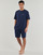 Textil Muži Trička s krátkým rukávem Calvin Klein Jeans S/S CREW NECK Tmavě modrá