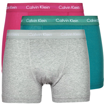 Spodní prádlo Muži Boxerky Calvin Klein Jeans TRUNK 3PK X3 Šedá / Zelená / Fialová