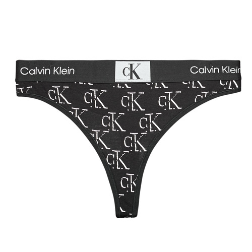 Spodní prádlo Ženy String Calvin Klein Jeans MODERN THONG Černá