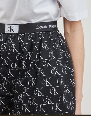 Calvin Klein Jeans S/S SHORT SET Černá / Bílá
