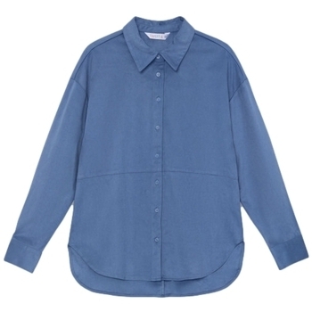Textil Ženy Halenky / Blůzy Compania Fantastica COMPAÑIA FANTÁSTICA Shirt 11057 - Blue Modrá