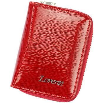 Lorenti Peněženky Kožená červená malá dámská peněženka RFID - Červená