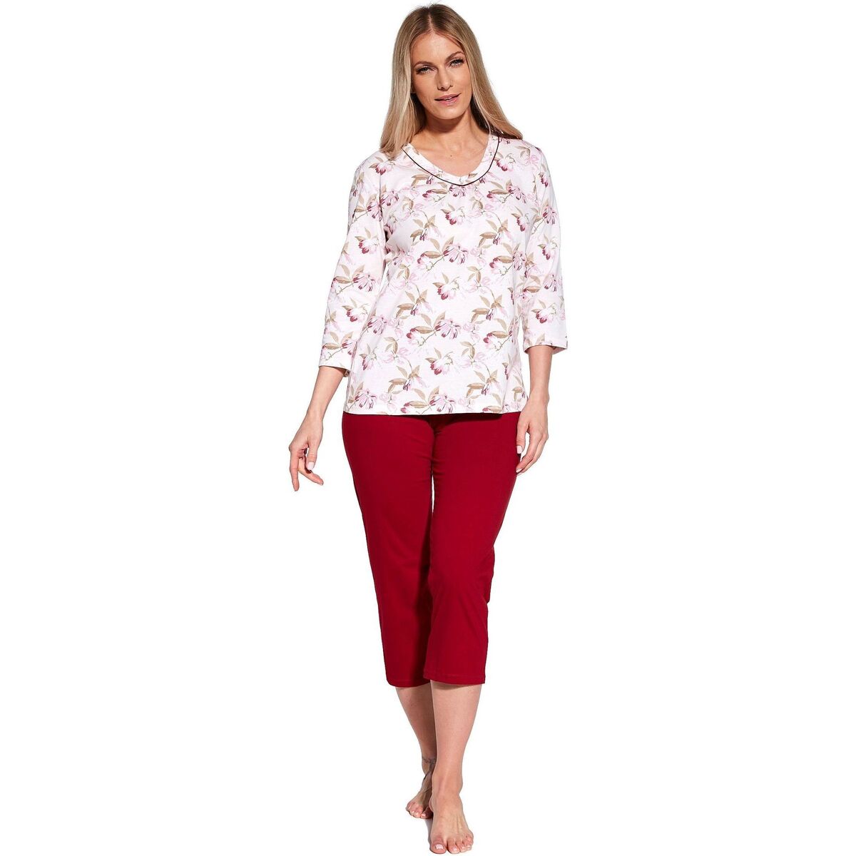 Levně Cornette Pyžamo / Noční košile Dámské pyžamo 481/360 Adele ruznobarevne
