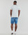 Textil Muži Trička s krátkým rukávem Superdry CALI STRIPED LOGO T SHIRT Bílá