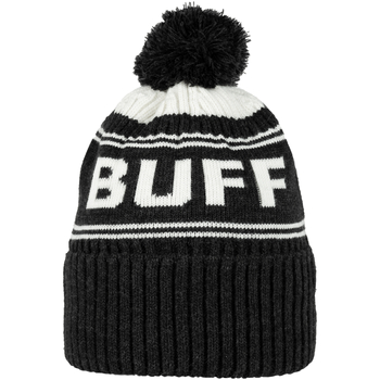 Buff Čepice Knitted Fleece Hat Beanie - Černá