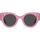 Hodinky & Bižuterie Ženy sluneční brýle Chiara Ferragni Occhiali da Sole  CF7024/S W66 Růžová