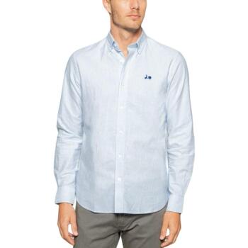 Textil Muži Košile s dlouhymi rukávy Scotta  Modrá