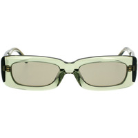 Hodinky & Bižuterie Ženy sluneční brýle The Attico Occhiali da Sole  X Linda Farrow Mini Marfa 16C18 Khaki