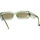 Hodinky & Bižuterie Ženy sluneční brýle The Attico Occhiali da Sole  X Linda Farrow Mini Marfa 16C18 Zelená
