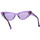 Hodinky & Bižuterie Ženy sluneční brýle The Attico Occhiali da Sole  X Linda Farrow Dora 32C9 Fialová