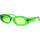 Hodinky & Bižuterie Ženy sluneční brýle The Attico Occhiali da Sole  X Linda Farrow Berta 38C6 Khaki