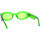 Hodinky & Bižuterie Ženy sluneční brýle The Attico Occhiali da Sole  X Linda Farrow Berta 38C6 Khaki
