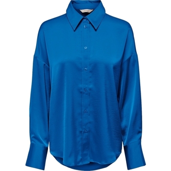 Textil Ženy Halenky / Blůzy Only Marta Oversize Shirt - Super Sonic Modrá