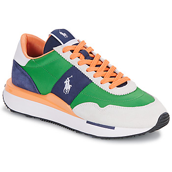 Boty Nízké tenisky Polo Ralph Lauren TRAIN 89 PP Zelená / Tmavě modrá / Oranžová