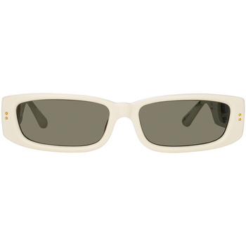 Linda Farrow sluneční brýle Occhiali da Sole Talita LFL 1419 C3 - Bílá