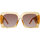 Hodinky & Bižuterie Ženy sluneční brýle Linda Farrow Occhiali da Sole  Sierra LFL 1346 C5 Žlutá