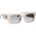 Hodinky & Bižuterie Ženy sluneční brýle Linda Farrow Occhiali da Sole  Nieve LFL 1297 C7 Bílá