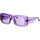 Hodinky & Bižuterie Ženy sluneční brýle The Attico Occhiali da Sole  X Linda Farrow Marfa 3C25 Fialová