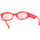Hodinky & Bižuterie Ženy sluneční brýle The Attico Occhiali da Sole  X Linda Farrow Berta 38C4 Růžová