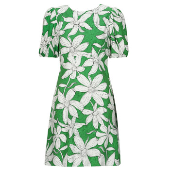Textil Ženy Krátké šaty Desigual VEST_NASHVILLE Zelená / Bílá