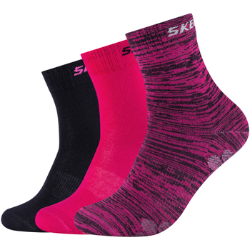 Doplňky  Ženy Ponožky Skechers 3PPK Wm Mesh Ventilation Socks Růžová