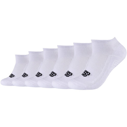 Doplňky  Ponožky Skechers 2PPK Basic Cushioned Sneaker Socks Bílá