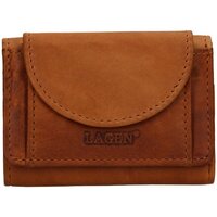 Taška Ženy Náprsní tašky Lagen 6583/V Unisex peněženka kožená  - hnědá Hnědá