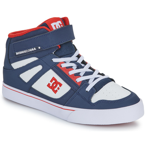 Boty Chlapecké Kotníkové tenisky DC Shoes PURE HIGH-TOP EV Tmavě modrá