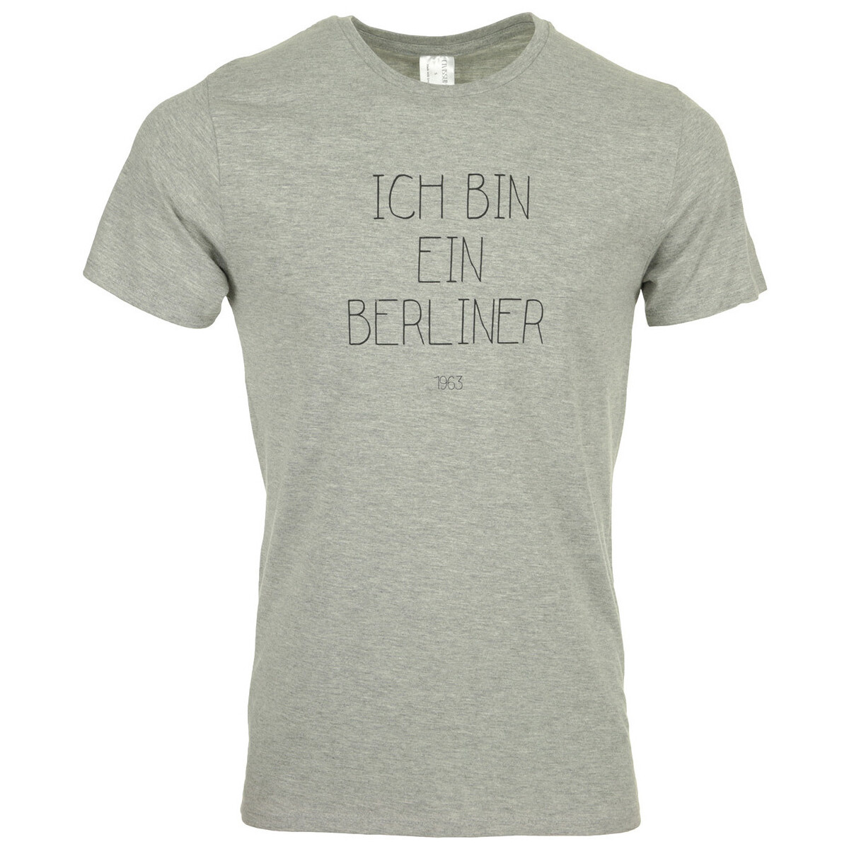 Textil Muži Trička s krátkým rukávem Civissum I Bin Ein Berliner Šedá